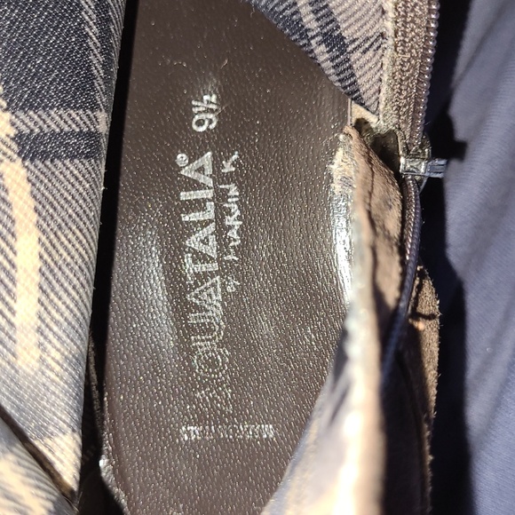 Aquatalia Unicorn Tall Riding Boots Brown Suede Size 9.5 - Picture 7 of 9